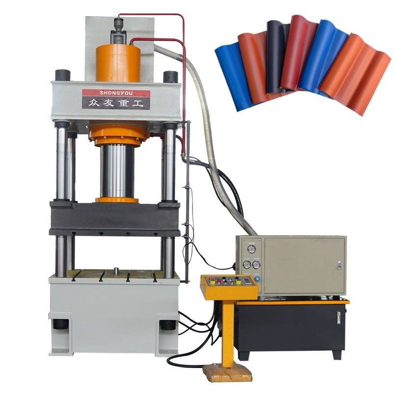 Recycled Plastic And Sand Roof Tile Press Machine