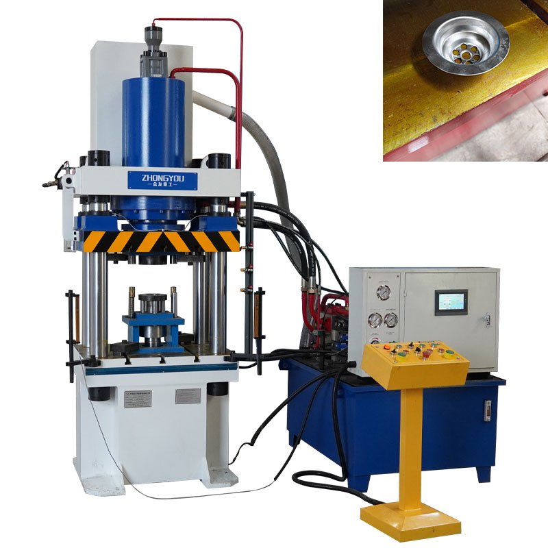 200 Ton Hydraulic Press for Metal Floor Drain Forming