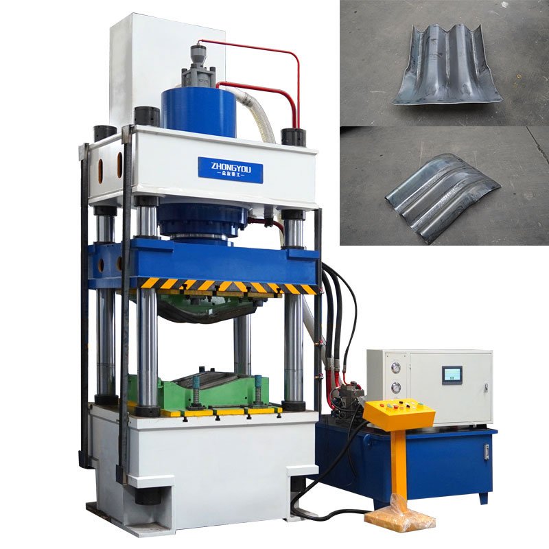 400T Hydraulic Press Metal Guardrail End Forming Machine