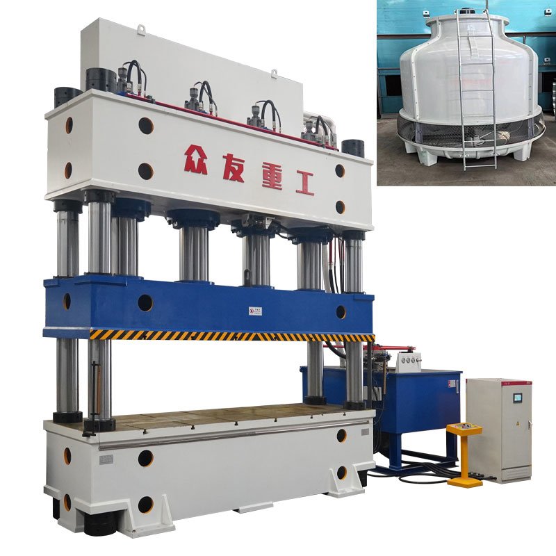Cooling Tower Glass Tank Hydraulic Press Machine for Composite Water Cooling Equipment Forming