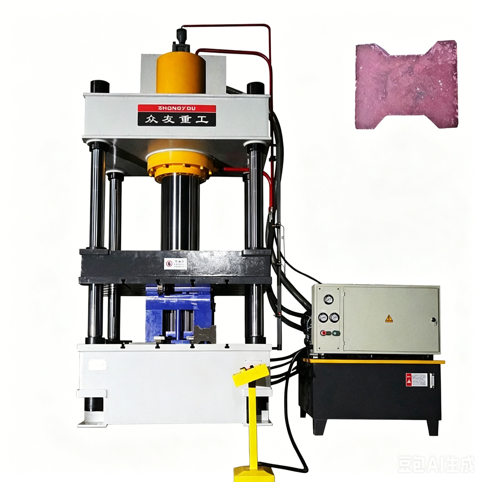 Plastic Sand Brick Hydraulic Press Machine for Eco-Friendly Building Blocks