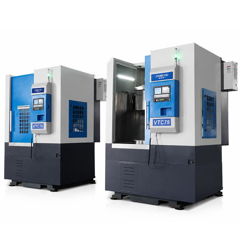 Industrial Wheel CNC Vertical Lathe Machine with High Precision Turning System
