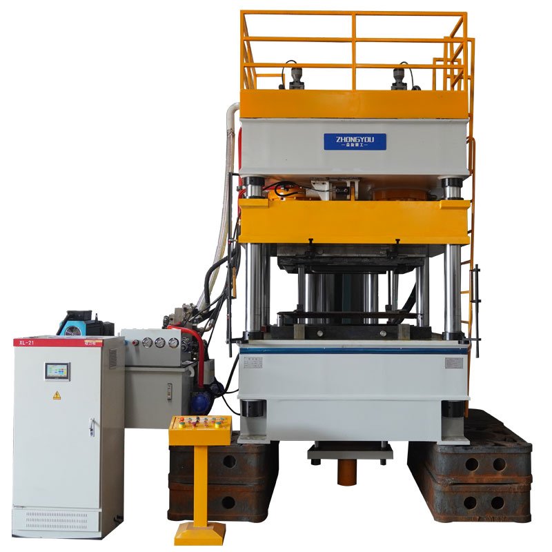 Four‑Column Train Door Panel Forming & Straightening Hydraulic Machine