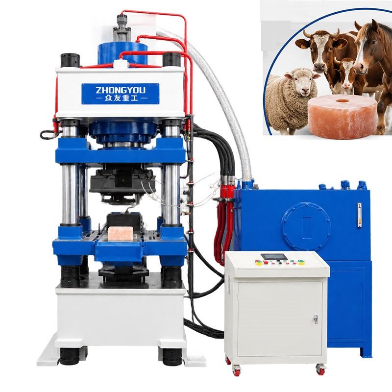 Animal Salt Lick Block Hydraulic Press Machine Hydraulic Salt Block Making Machine for Cattle and Sheep