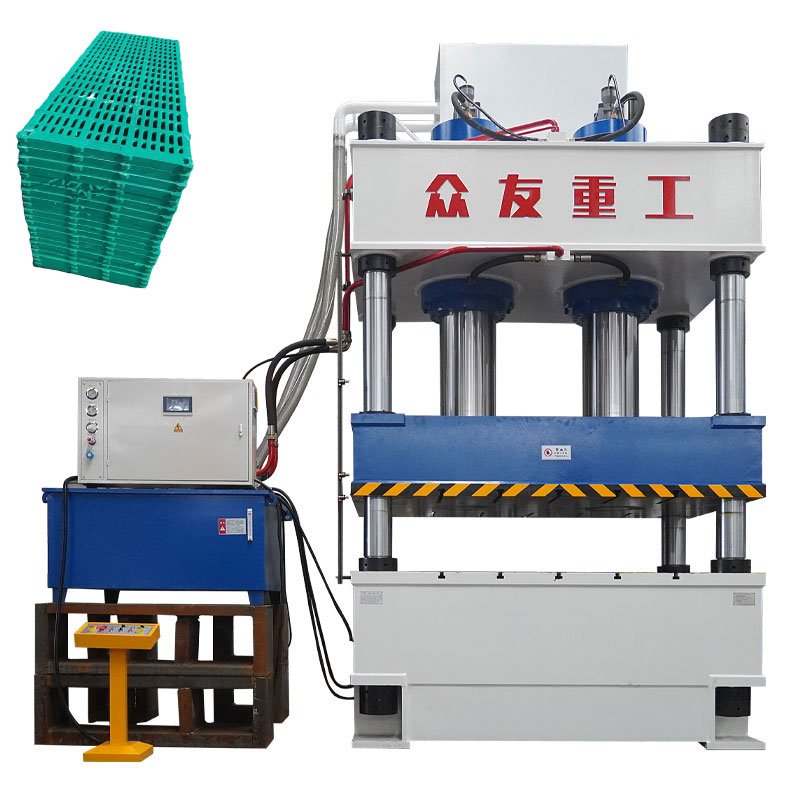630T pig composite slatted floor forming hydraulic press – 630T four-column hydraulic press