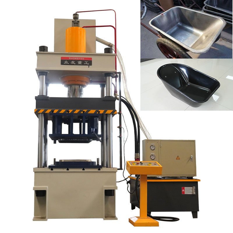 Deep Drawing Hydraulic Press for Dump Cart Body  Hydraulic Press for Wheelbarrow Production Line Supplier