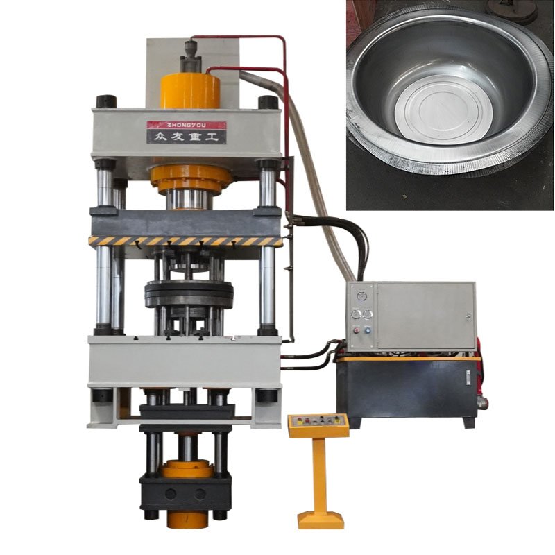 Stainless Steel Basin Deep Drawing Hydraulic Press Machine