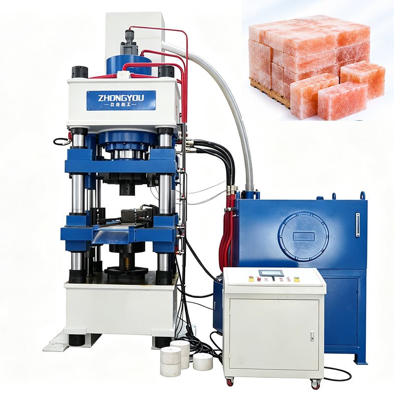 315 tons of cattle and sheep licking brick hydraulic press 315tons of salt brick machine