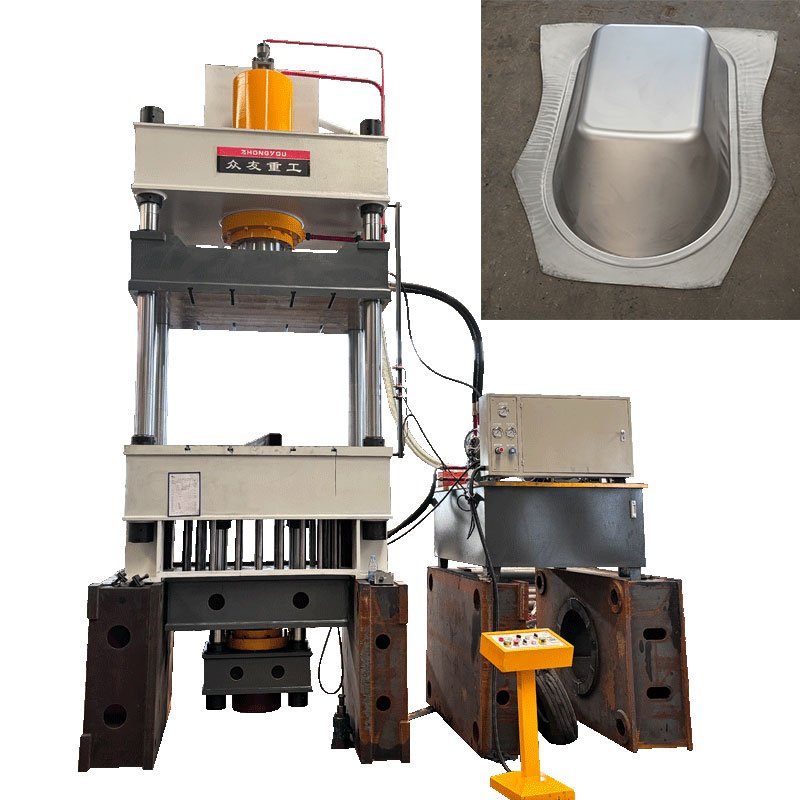 wheelbarrow making hydraulic press  deep drawing hydraulic press