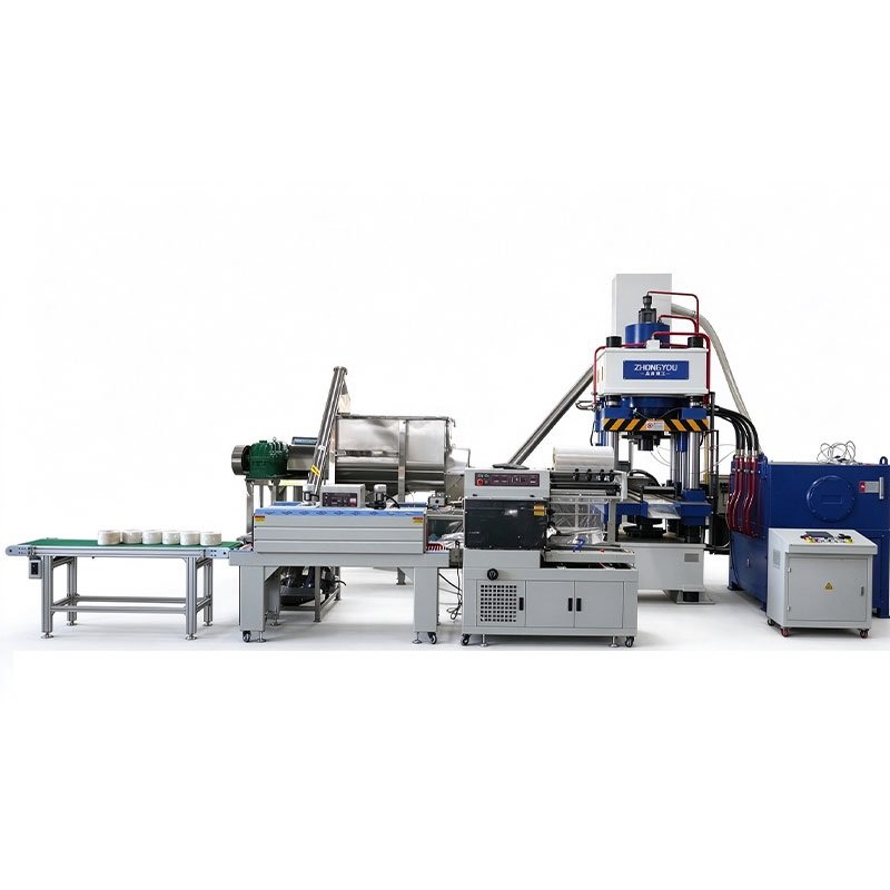 315 Ton Hydraulic Salt Brick Press Production Line for Cattle and Sheep Lick Blocks