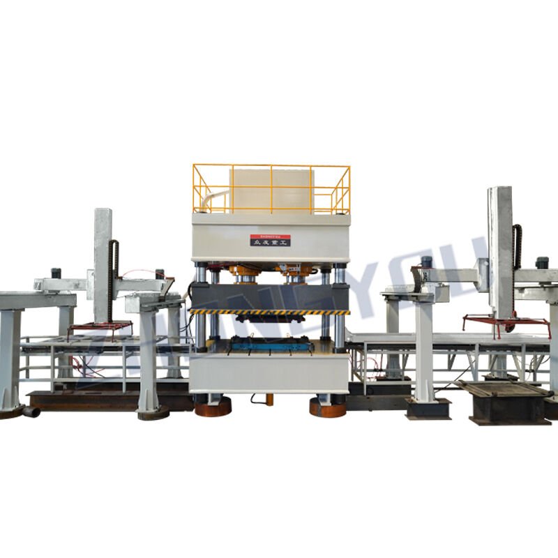 630 ton  4 post Hydraulic Press for Shaping Train Door Panels