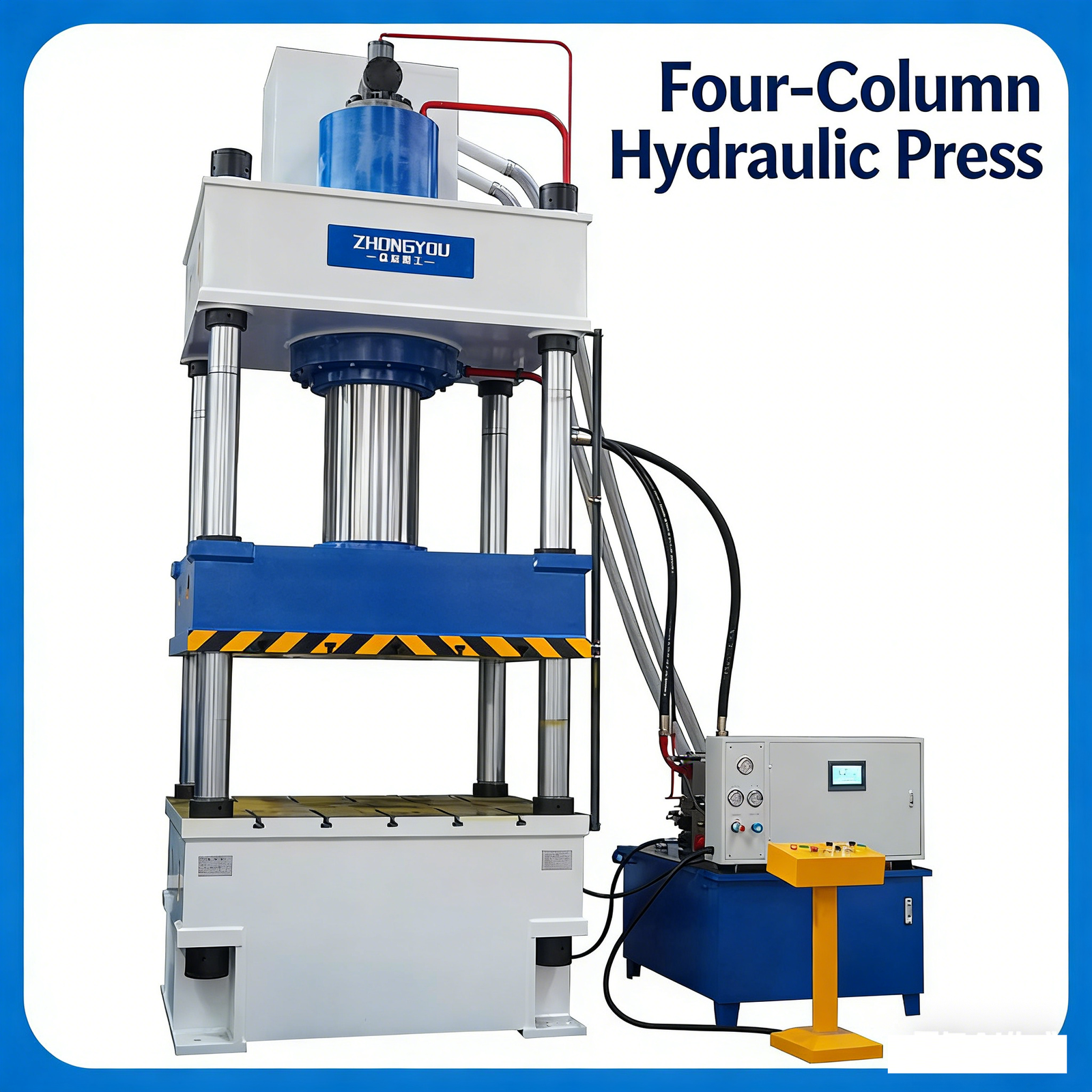 500T, 630T, 800T Four-Column Hydraulic Press