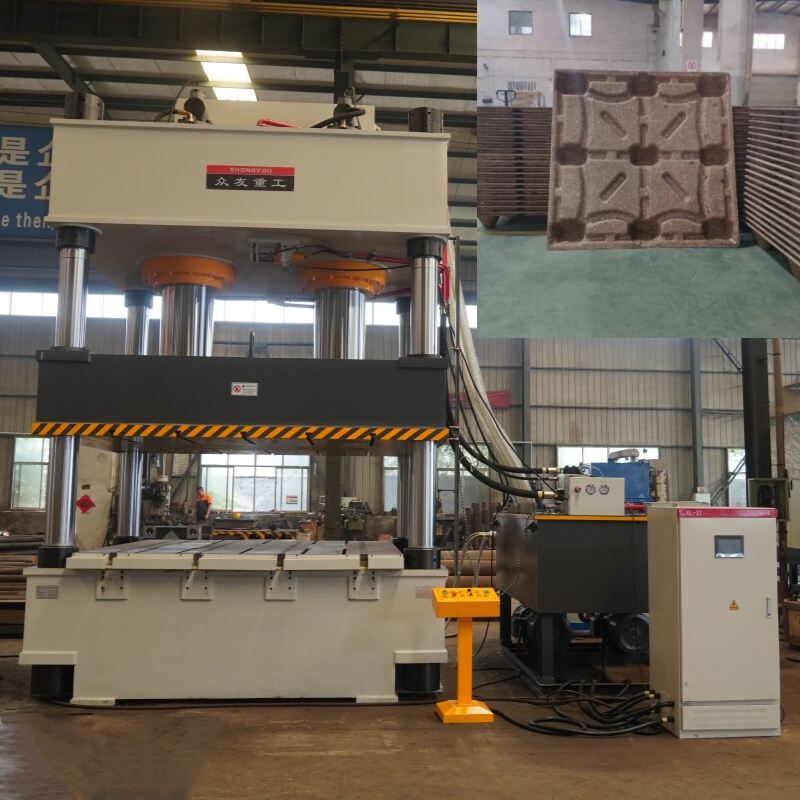 Compressed Wooden Pallet Moulding Press Machine Hydraulic Sawdust Wood Pallet Making Machine