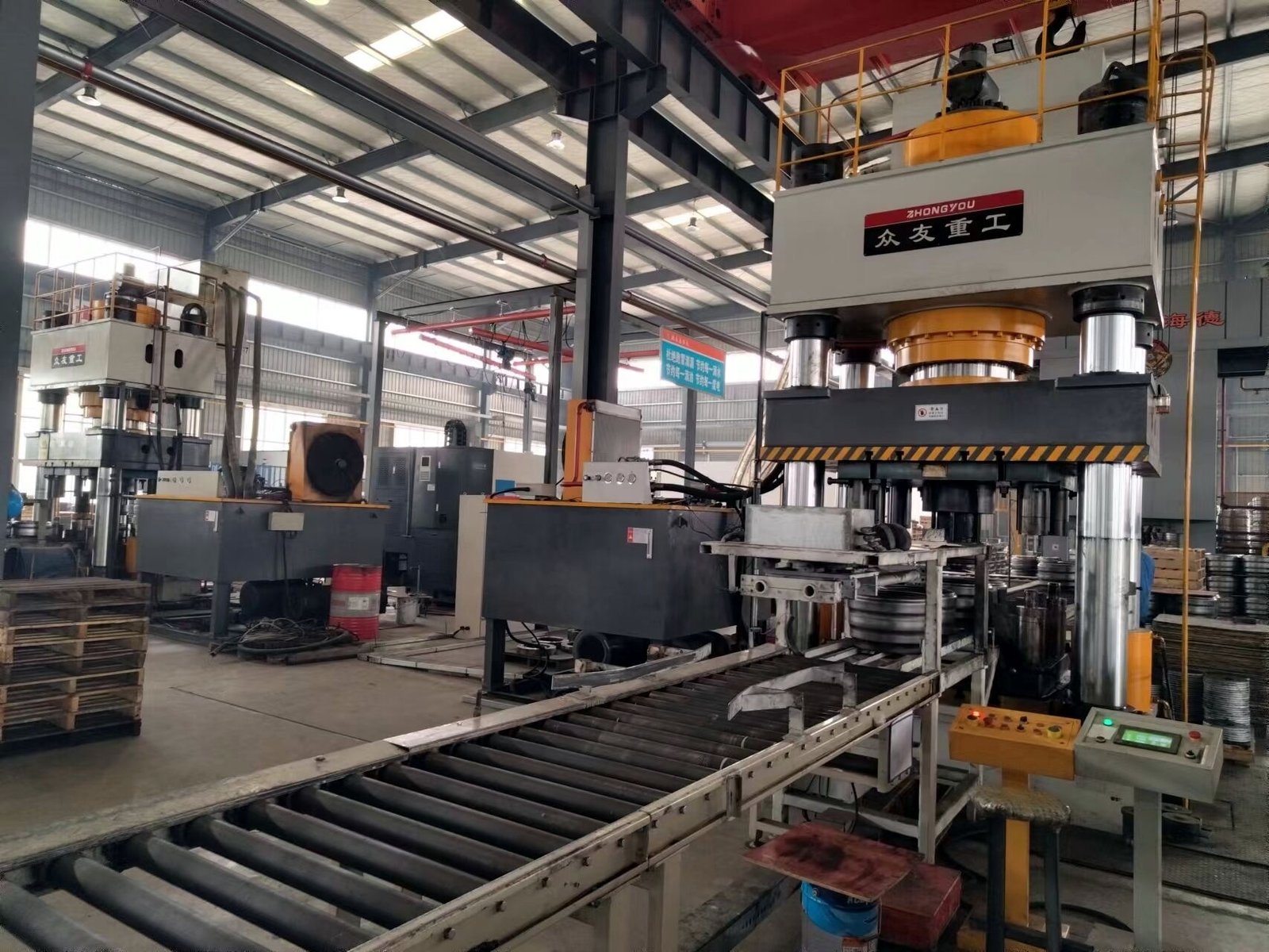 Hydraulic Press Production Line for Manufacturing Automotive Wheels