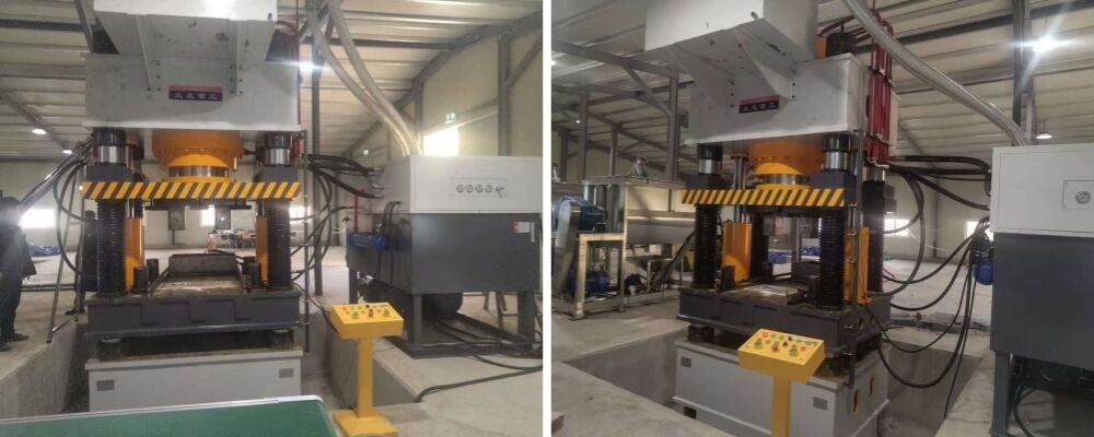 1000 tons of salt block hydraulic press automatic production line