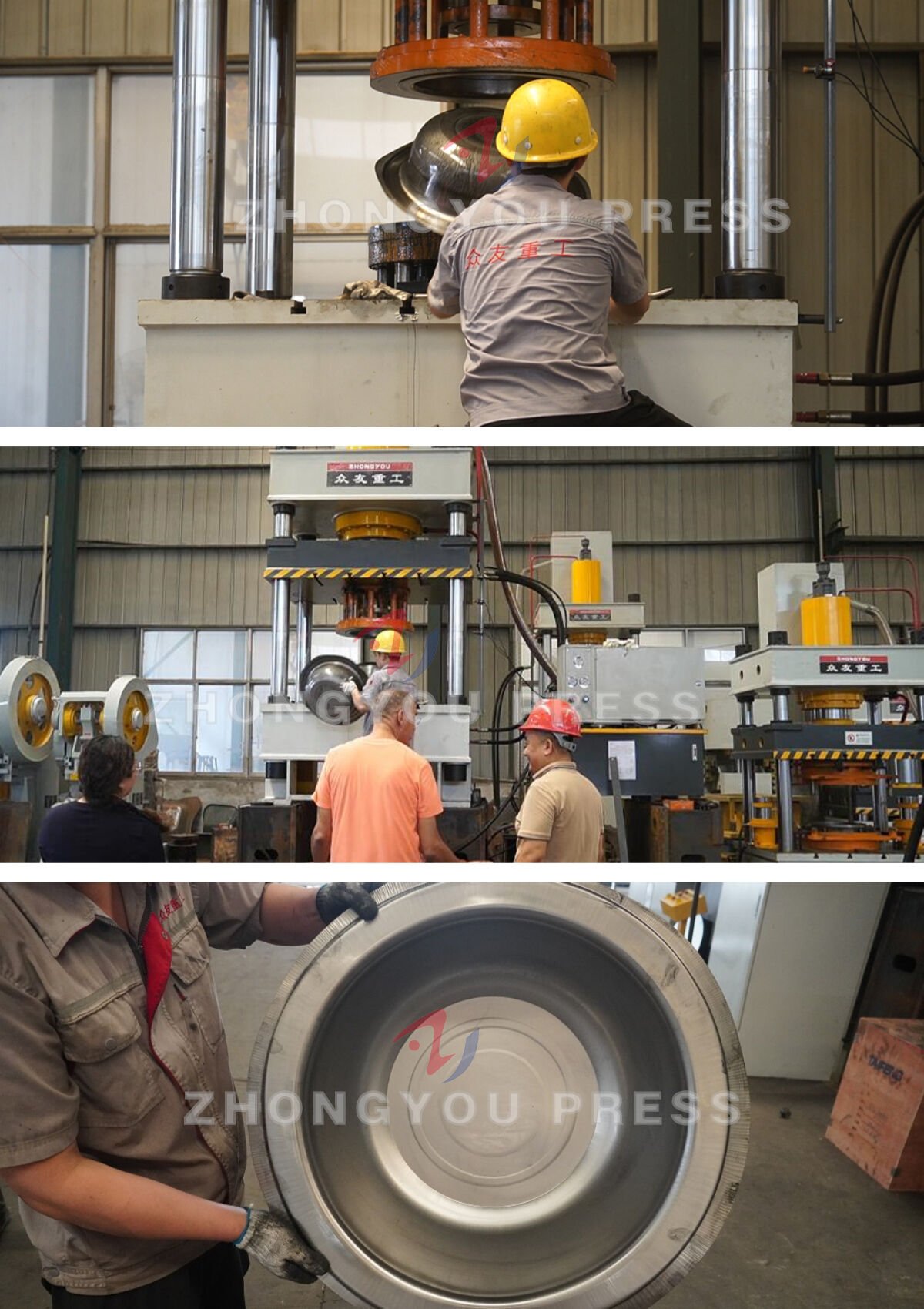 Perfect!The best Stainless steel basin production line