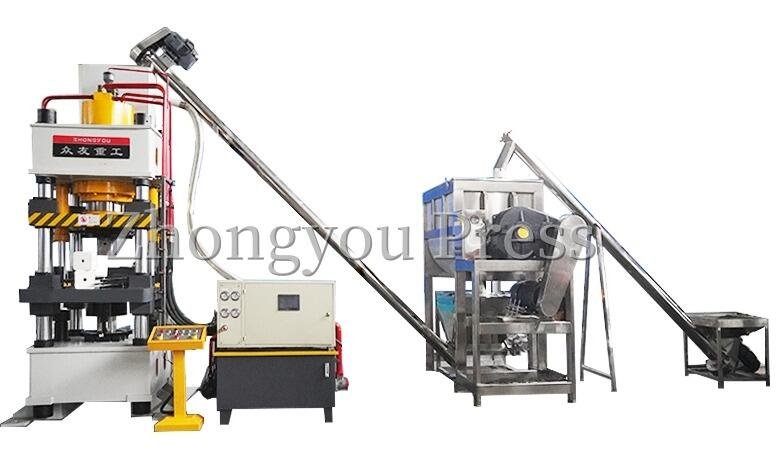 315 Ton Salt Block Press Automated Production Line